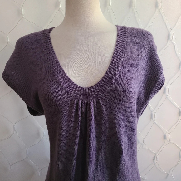 Anthropologie Sparrow Knit Dress | Dusky Purple | Size X-Large - Picture 2 of 5